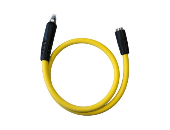 LP cev za regulator Scubapro Superflow 100 cm rumena