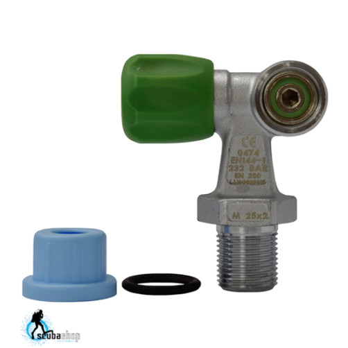 Ventil jeklenke SoprasSub Single valve - NITROX 232 bar