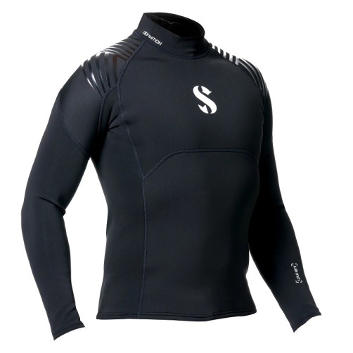 Potapljaška mokra obleka Scubapro Definition Top Long Sleeve 1 mm - moška