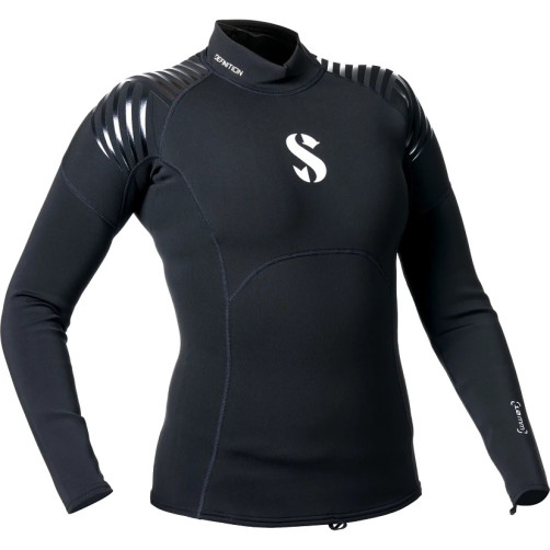 Potapljaška mokra obleka Scubapro Definition Top Long Sleeve 1 mm - ženska