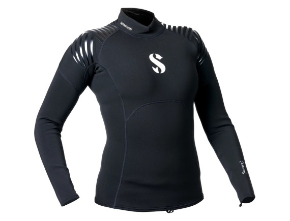 Potapljaška mokra obleka Scubapro Definition Top Long Sleeve 1 mm - ženska