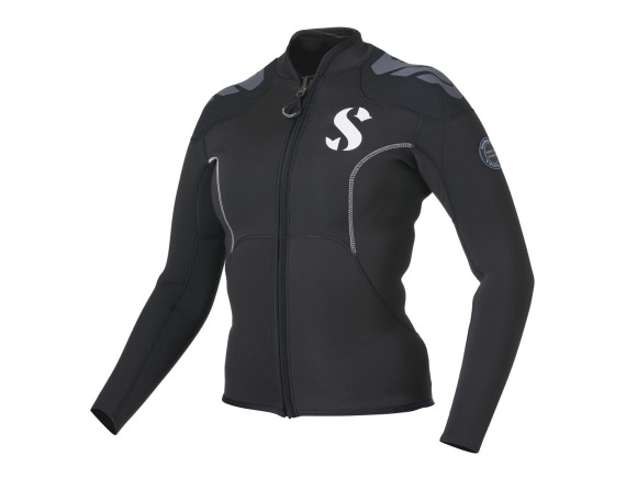 Potapljaška mokra obleka Scubapro Everflex Yulex Long Sleeve Top 3 mm - ženska